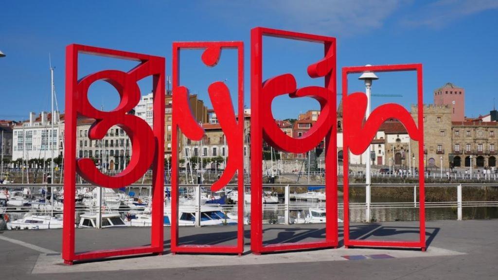El Encanto De La Fueya Con Parking Gratuito Apartment Gijon Ngoại thất bức ảnh